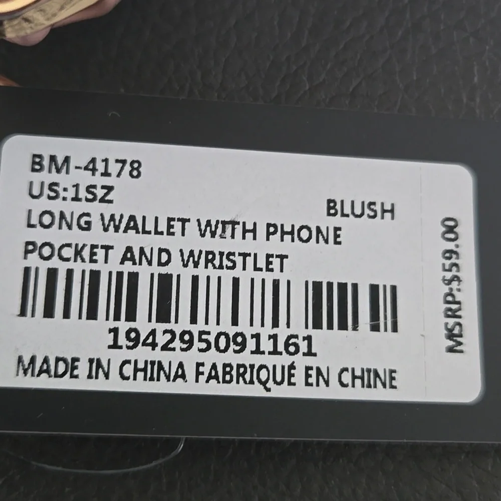 Badgley Mischka Wallet Rose